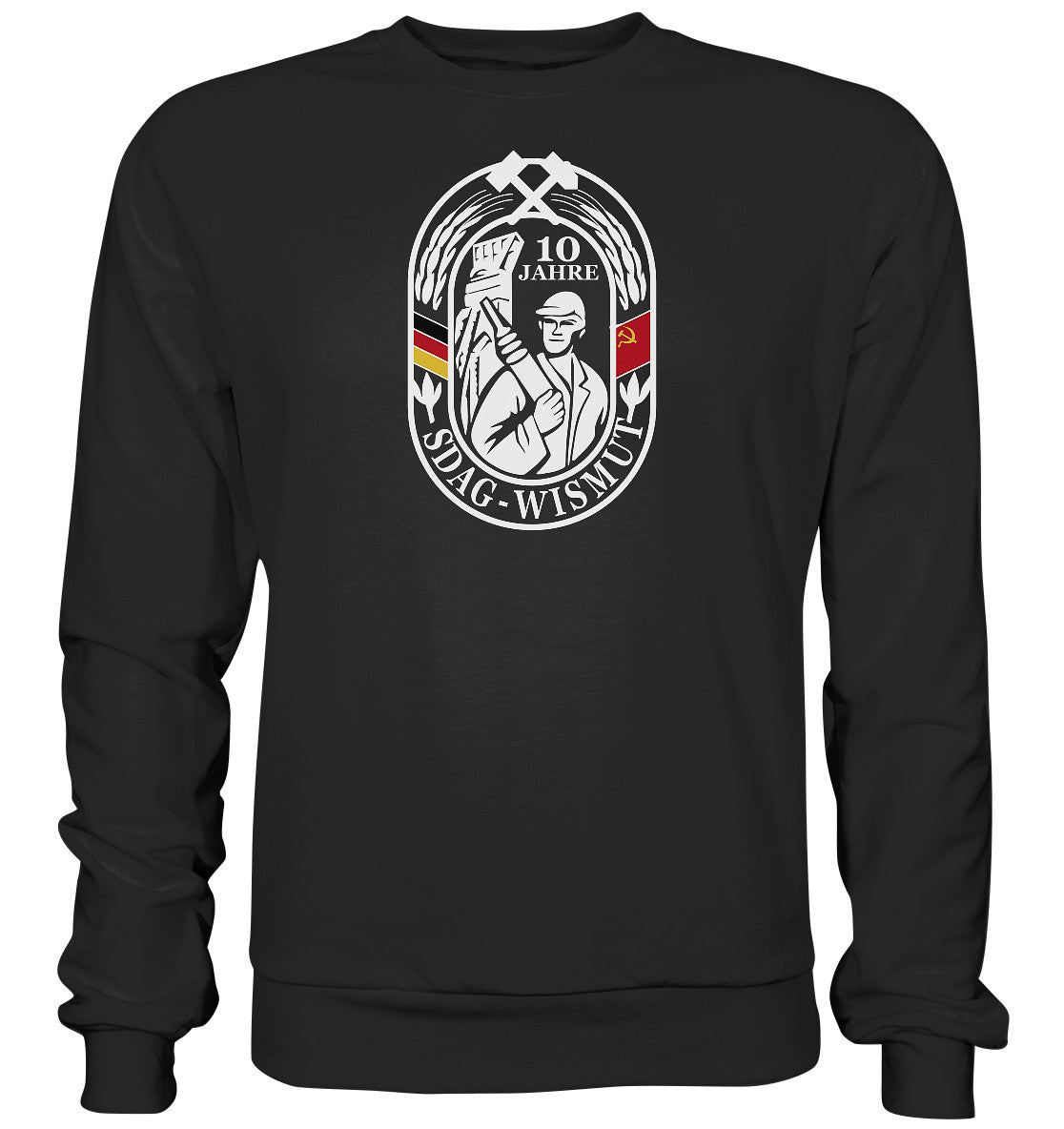 DDR Ostalgie Pullover Unisex • 10 JAHRE SDAG WISMUT