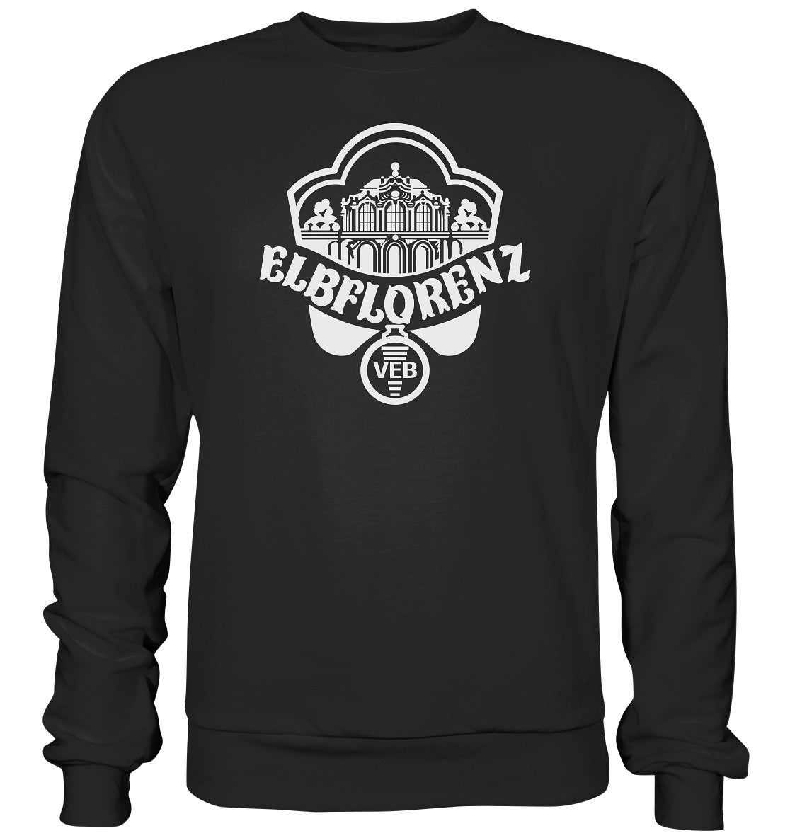 DDR Ostalgie Pullover Unisex • VEB ELBFLORENZ DRESDEN