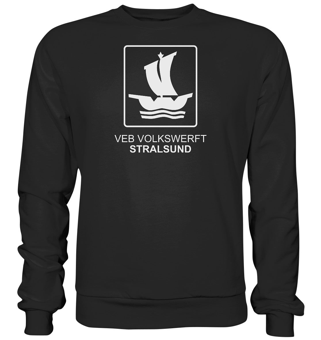DDR Ostalgie Pullover Unisex • VEB VOLKSWERFT STRALSUND