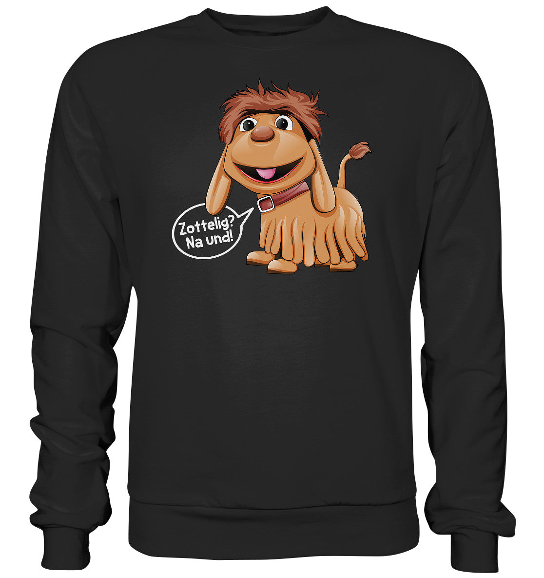 DDR Ostalgie Pullover Unisex • UNSER SANDMÄNNCHEN - MOPPI - ZOTTELIG? NA UND!