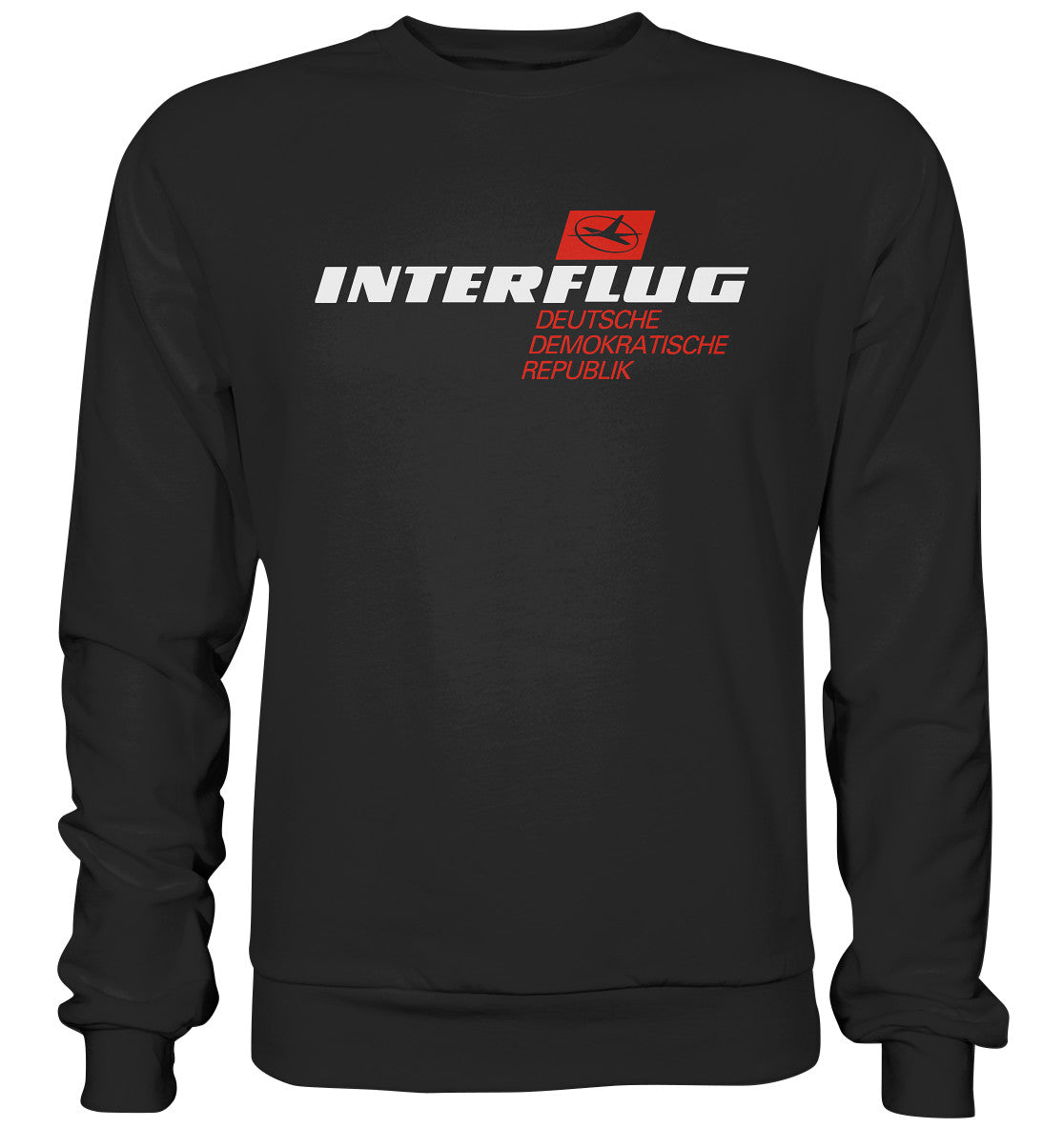 DDR Ostalgie Pullover Unisex • INTERFLUG - dunkel