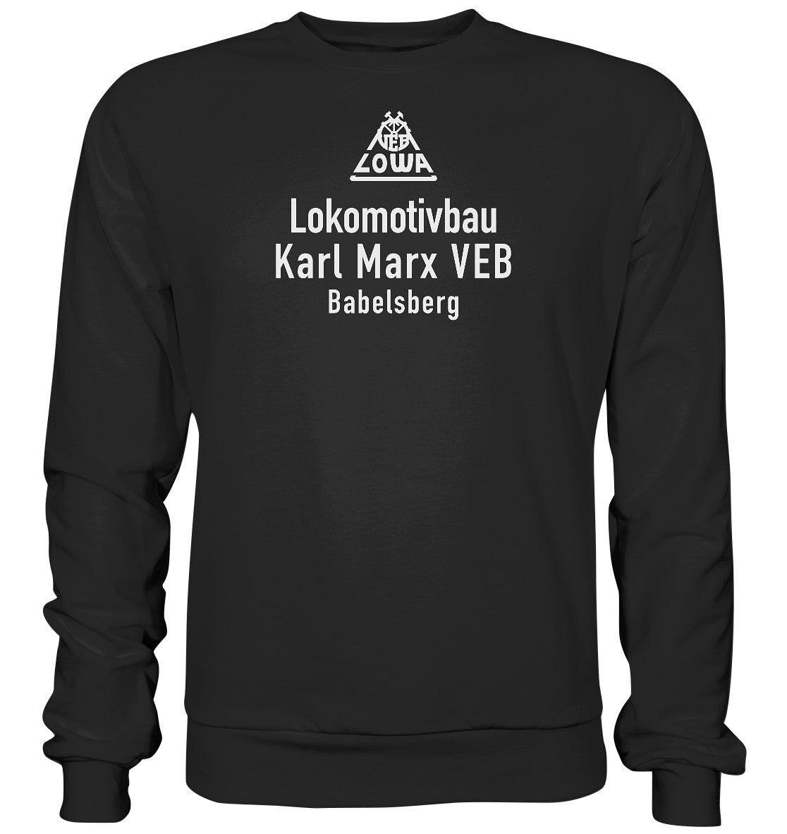 DDR Ostalgie Pullover Unisex • VEB LOWA BABELSBERG