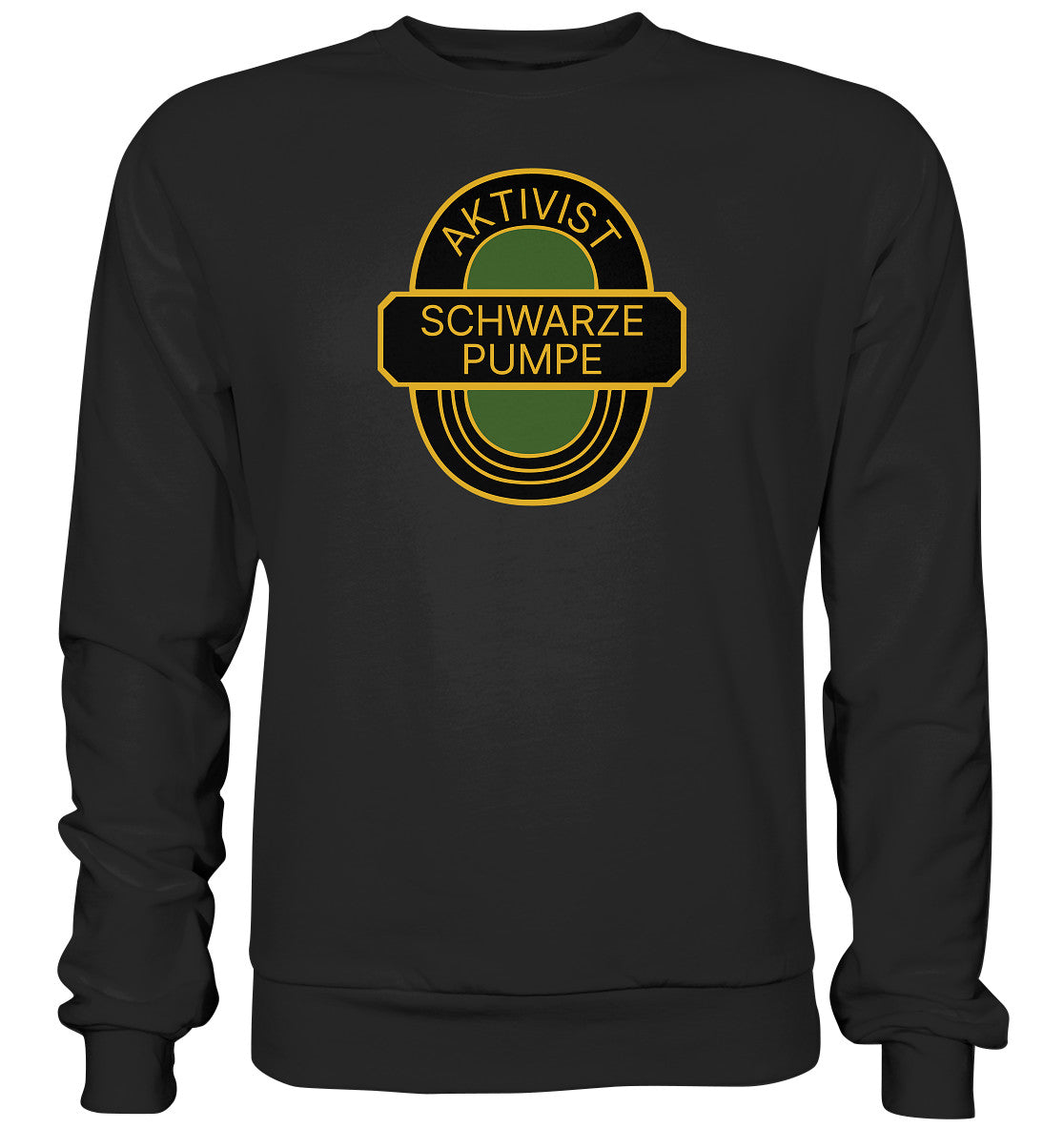 DDR Ostalgie Pullover Unisex • AKTIVIST SCHWARZE PUMPE