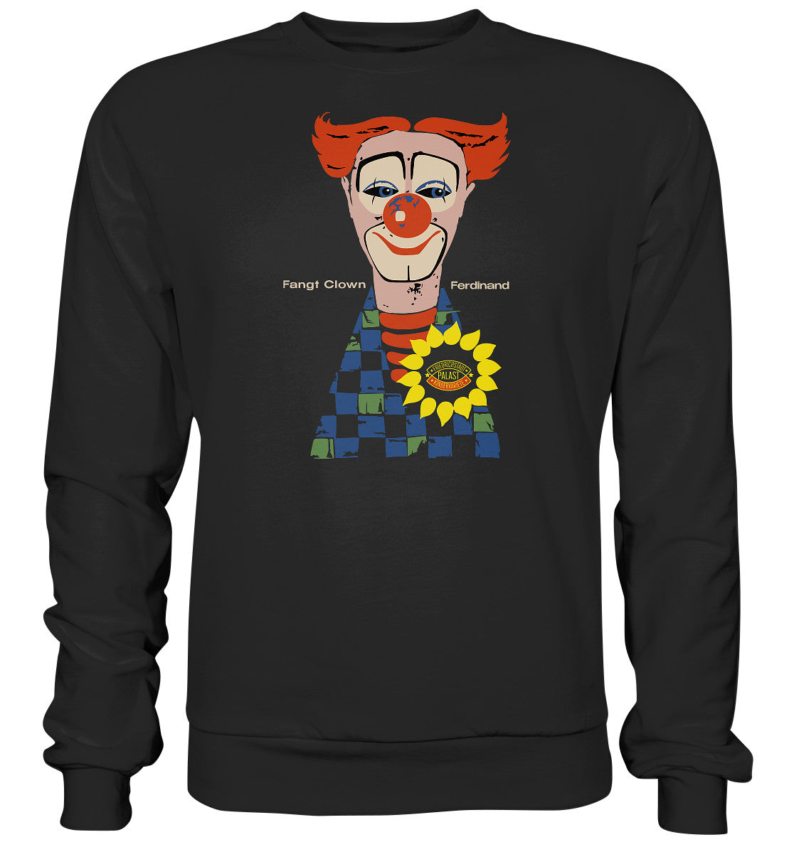 DDR Ostalgie Pullover Unisex • FANGT CLOWN FERDINAND - FRIEDRICHSTADTPALAST BERLIN