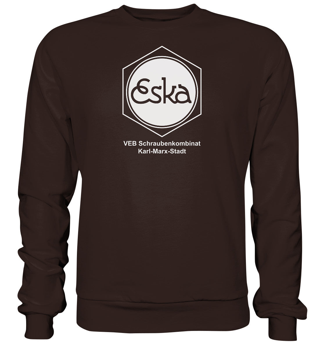 DDR Ostalgie Pullover Unisex • ESKA - VEB SCHRAUBENKOMBINAT KARL-MARX-STADT