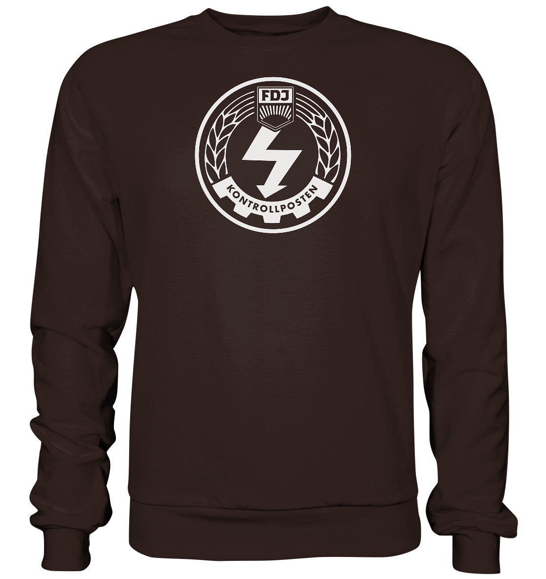 DDR Ostalgie Pullover Unisex • FDJ KONTROLLPOSTEN