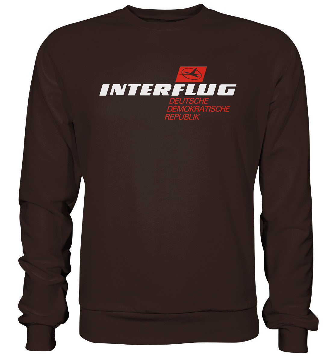 DDR Ostalgie Pullover Unisex • INTERFLUG - dunkel