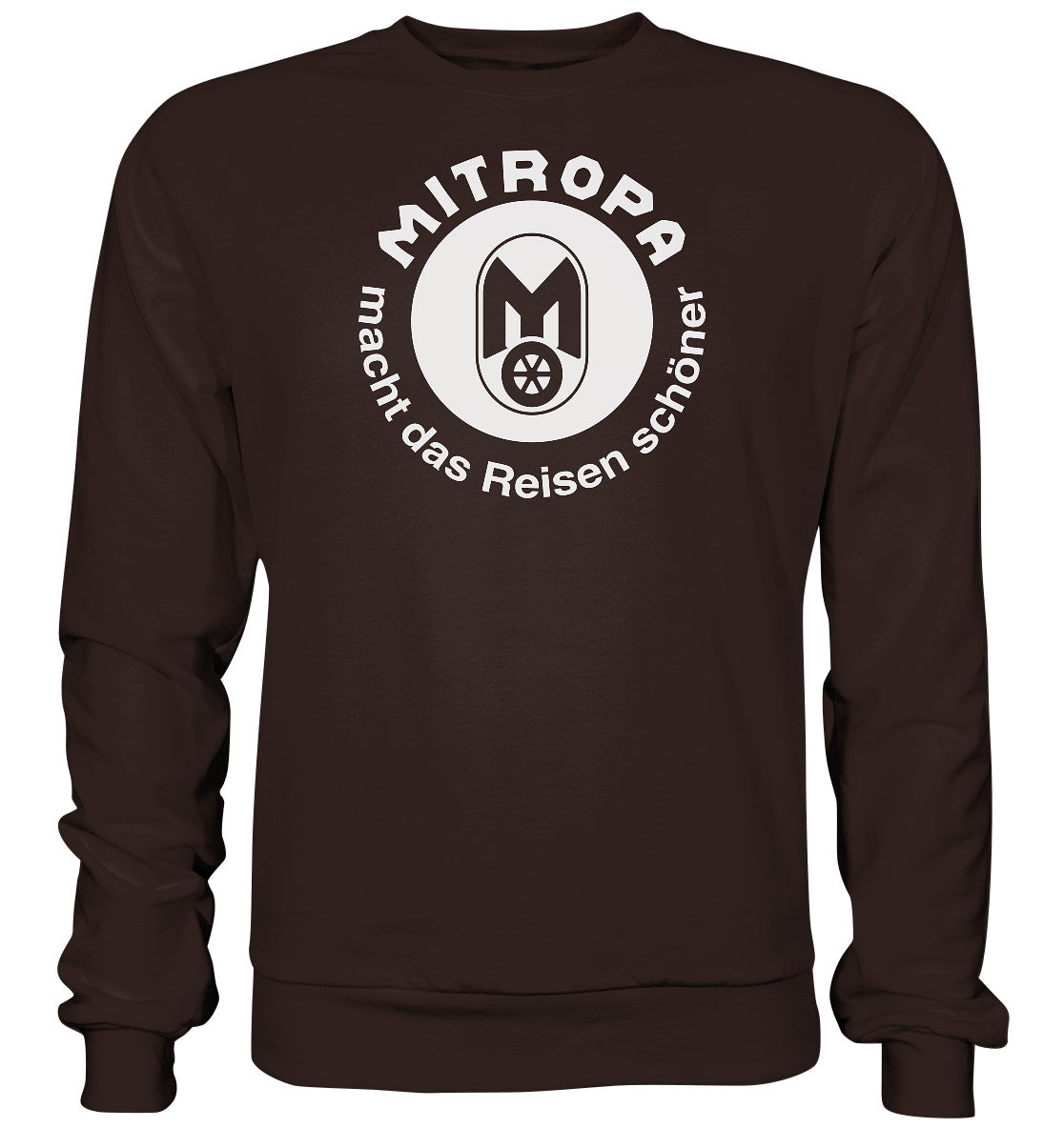 DDR Ostalgie Pullover Unisex • MITROPA MACHT DAS REISEN SCHÖNER - dunkel