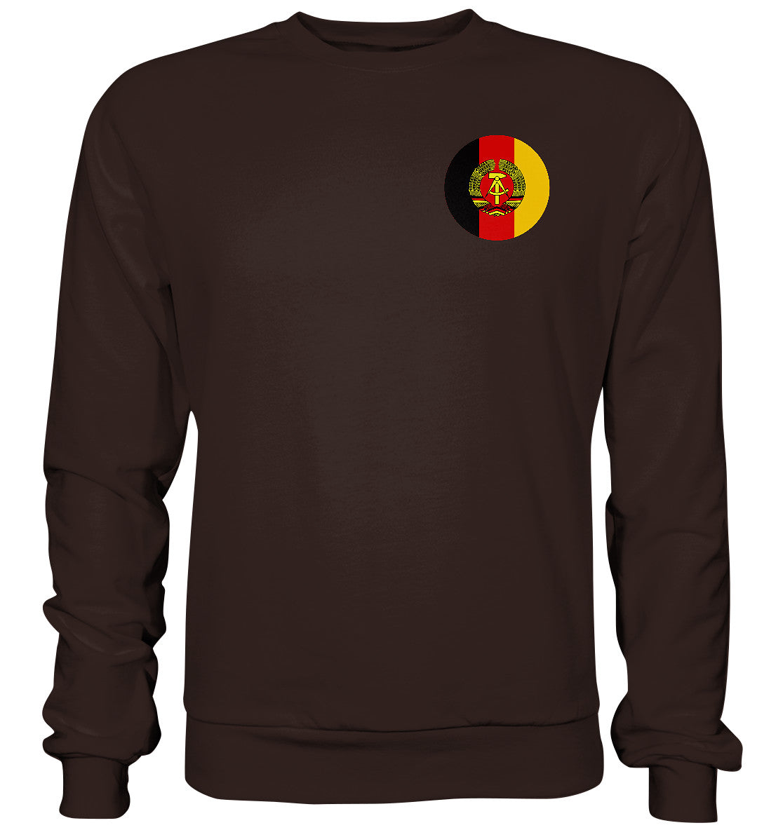 DDR Ostalgie Pullover Unisex • NVA - BRUST BADGE