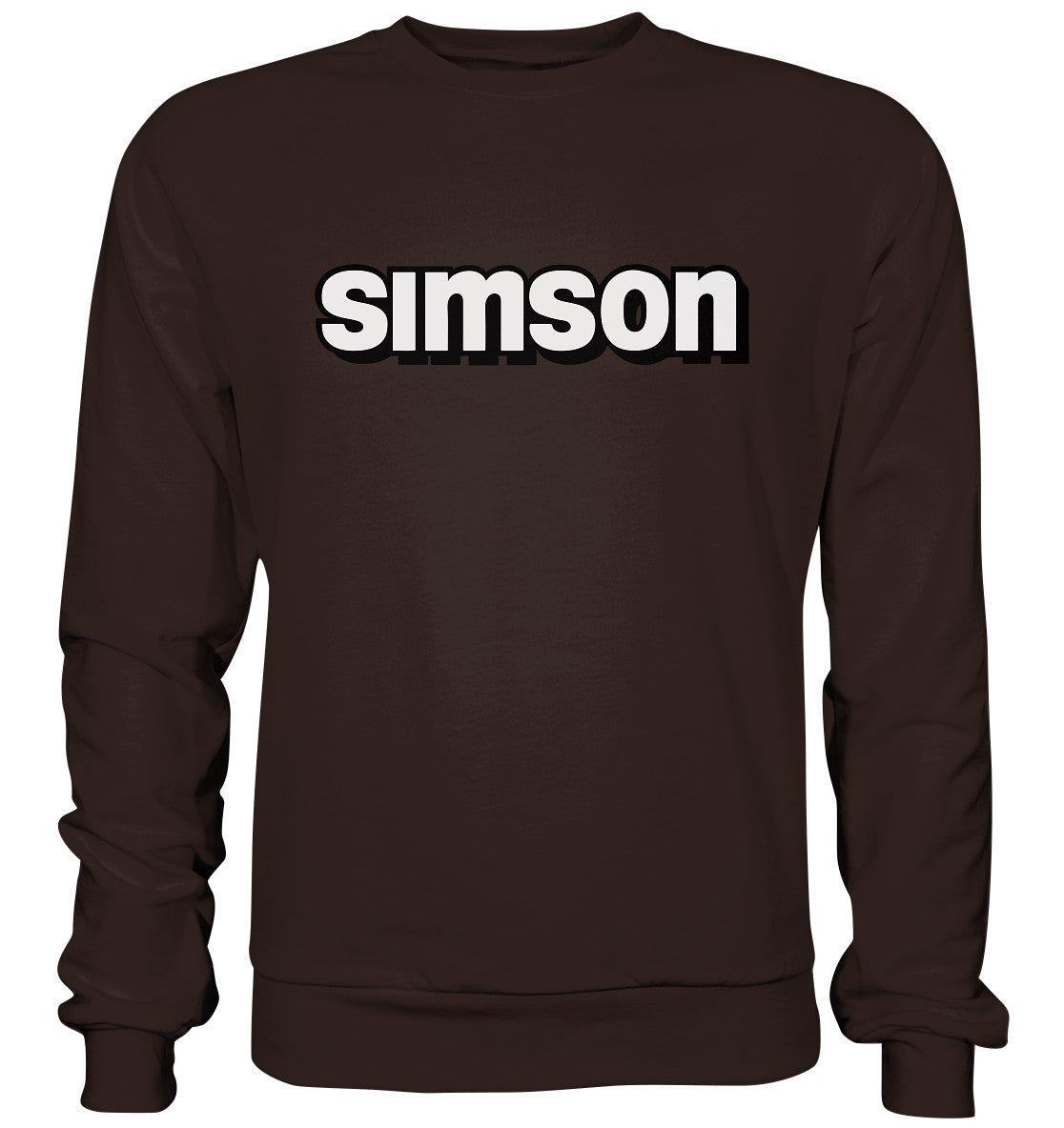 DDR Ostalgie Pullover Unisex • SIMSON - SCHRIFTZUG