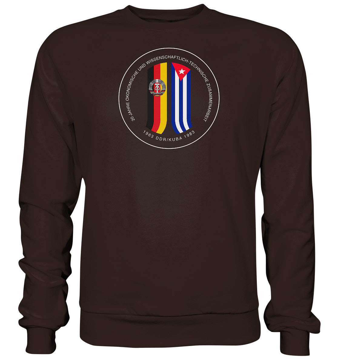 PULLOVER UNISEX • 20 JAHRE ZUSAMMENARBEIT DDR-KUBA