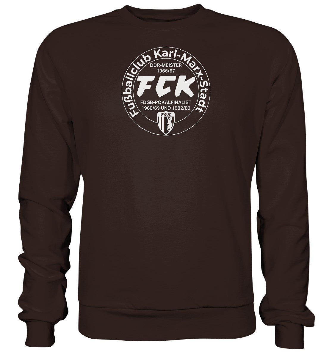 DDR Ostalgie Pullover Unisex • FCK FUSSBALLCLUB KARL-MARX-STADT