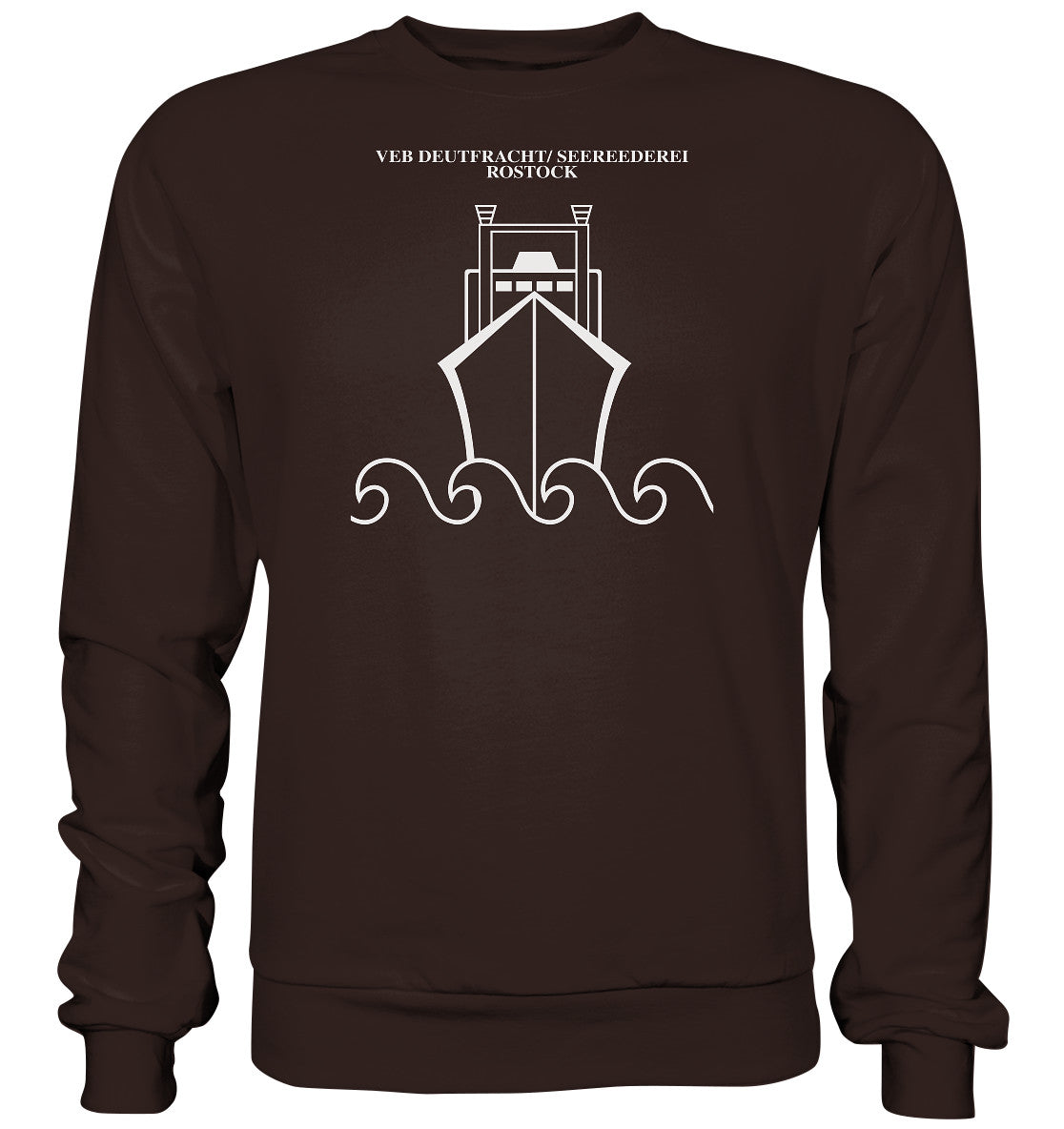 DDR Ostalgie Pullover Unisex • VEB DEUTFRACHT SEEREEDEREI ROSTOCK