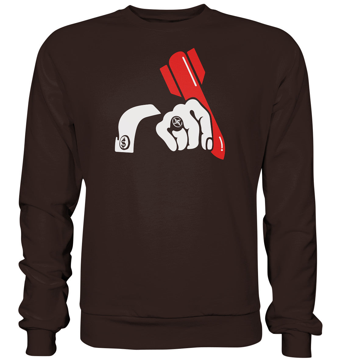 PULLOVER UNISEX • ANTI-NATO PERSHING FRIEDENSPLAKAT