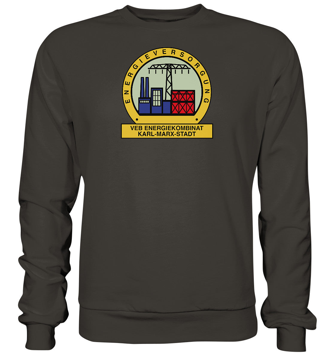 DDR Ostalgie Pullover Unisex • VEB ENERGIEKOMBINAT KARL-MARX-STADT