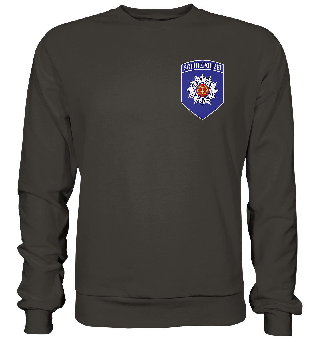 DDR Ostalgie Pullover Unisex • ZK - ZENTRALE KRÄFTE SCHUTZPOLIZEI
