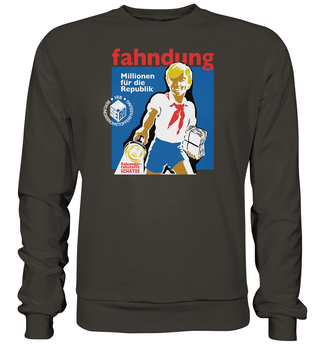DDR Ostalgie Pullover Unisex • SERO - FAHNDUNG SEKUNDÄRROHSTOFFE