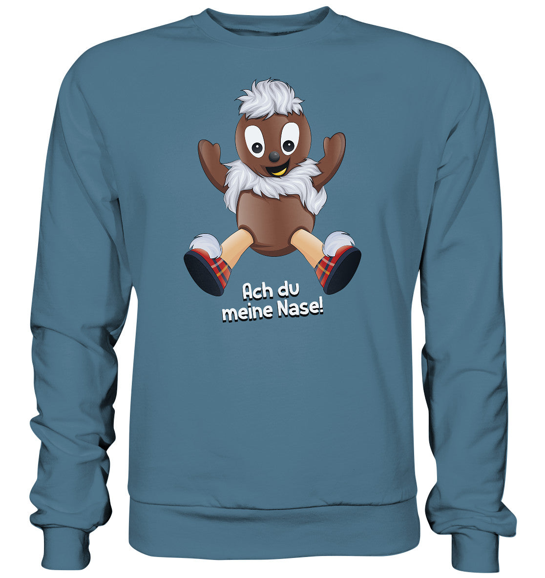 DDR Ostalgie Pullover Unisex • UNSER SANDMÄNNCHEN - PITTIPLATSCH - ACH DU MEINE NASE!