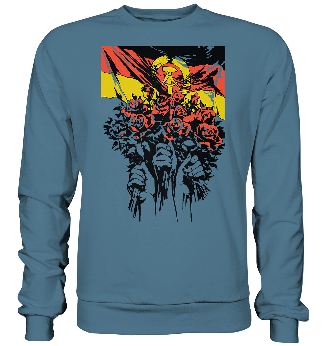 DDR Ostalgie Pullover Unisex • NATIONALES JUGENDFESTIVAL - BERLIN 1979, PLAKATMOTIV