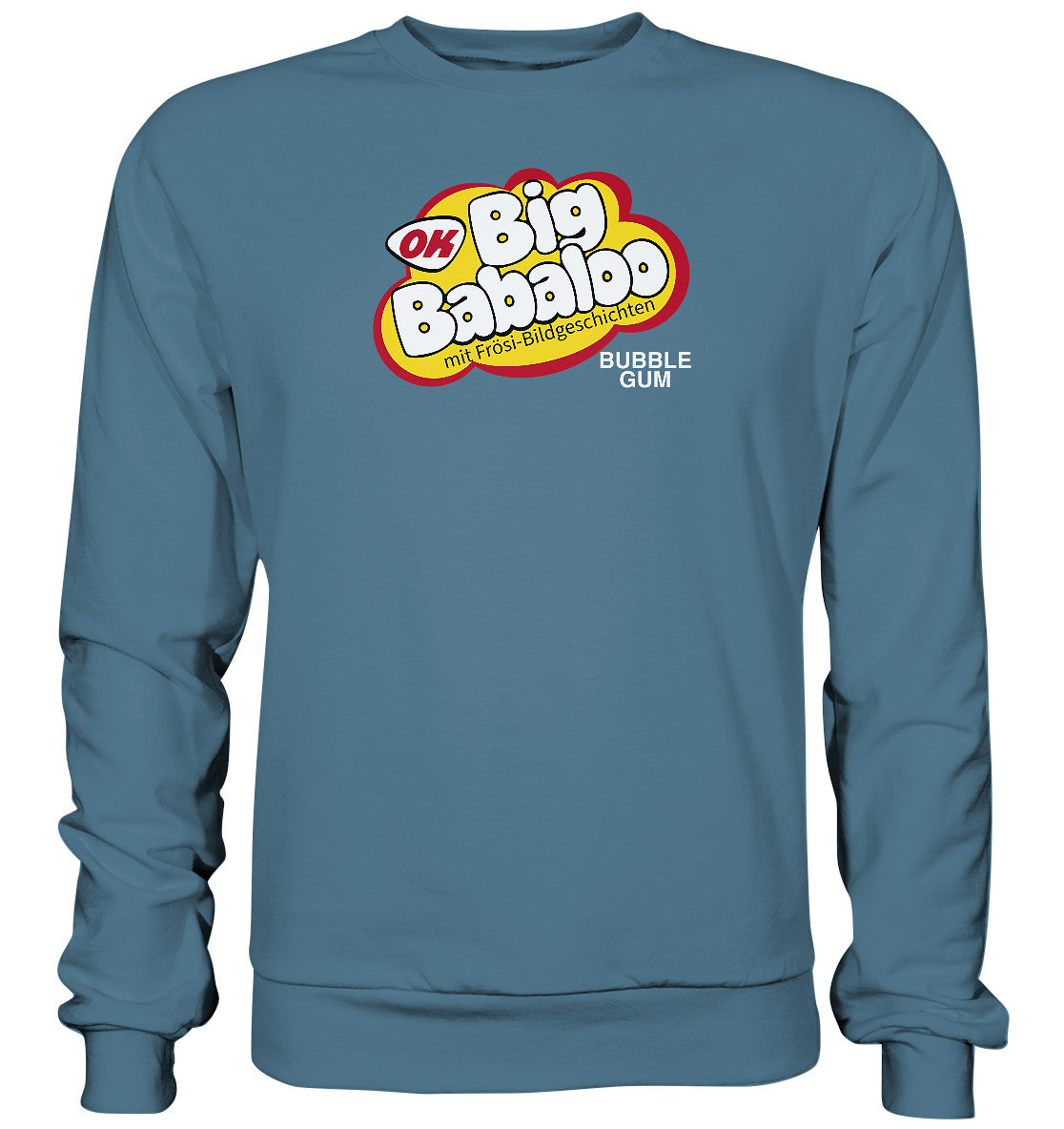DDR Ostalgie Pullover Unisex • BIG BABALOO - FRÖSI-KAUGUMMI