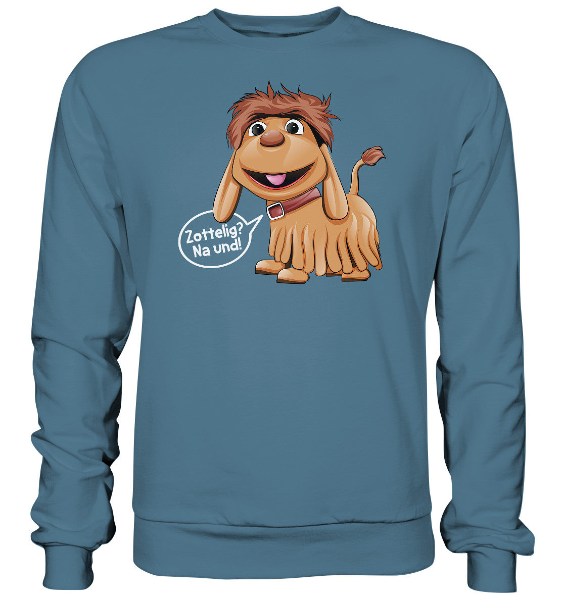 DDR Ostalgie Pullover Unisex • UNSER SANDMÄNNCHEN - MOPPI - ZOTTELIG? NA UND!