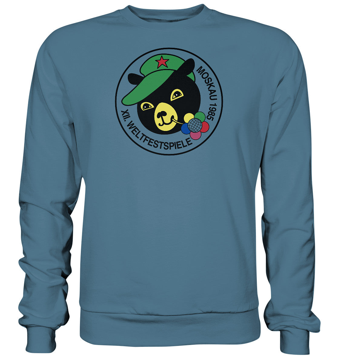 DDR Ostalgie Pullover Unisex • WELTFESTSPIELE, MOSKAU 1985