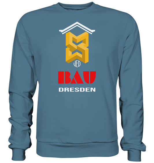 DDR Ostalgie Pullover Unisex • VEB BAU DRESDEN - Basic Sweatshirt