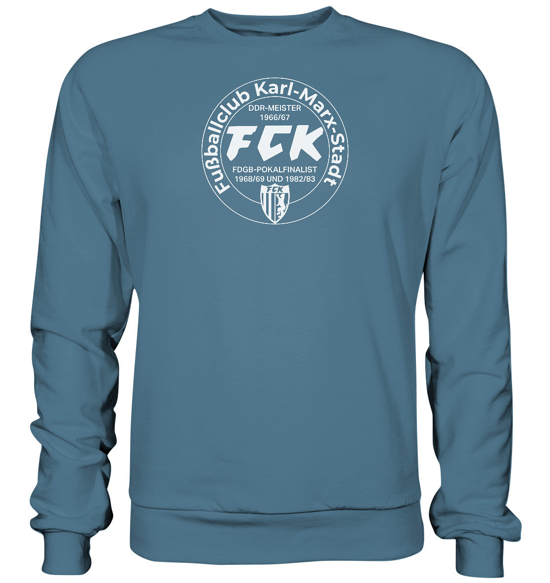 DDR Ostalgie Pullover Unisex • FCK FUSSBALLCLUB KARL-MARX-STADT