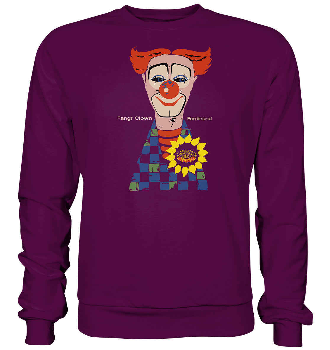 DDR Ostalgie Pullover Unisex • FANGT CLOWN FERDINAND - FRIEDRICHSTADTPALAST BERLIN