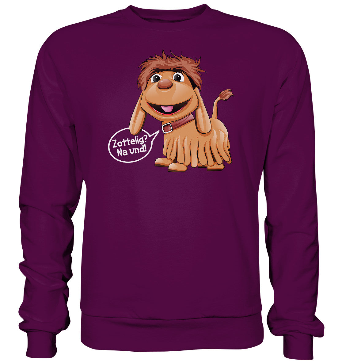 DDR Ostalgie Pullover Unisex • UNSER SANDMÄNNCHEN - MOPPI - ZOTTELIG? NA UND!