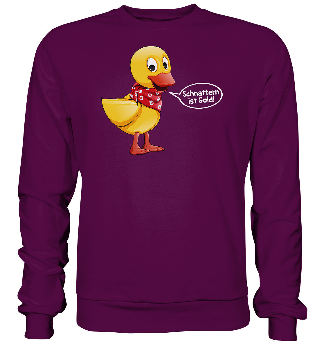 DDR Ostalgie Pullover Unisex • UNSER SANDMÄNNCHEN - SCHNATTERINCHEN - SCHNATTERN IST GOLD!