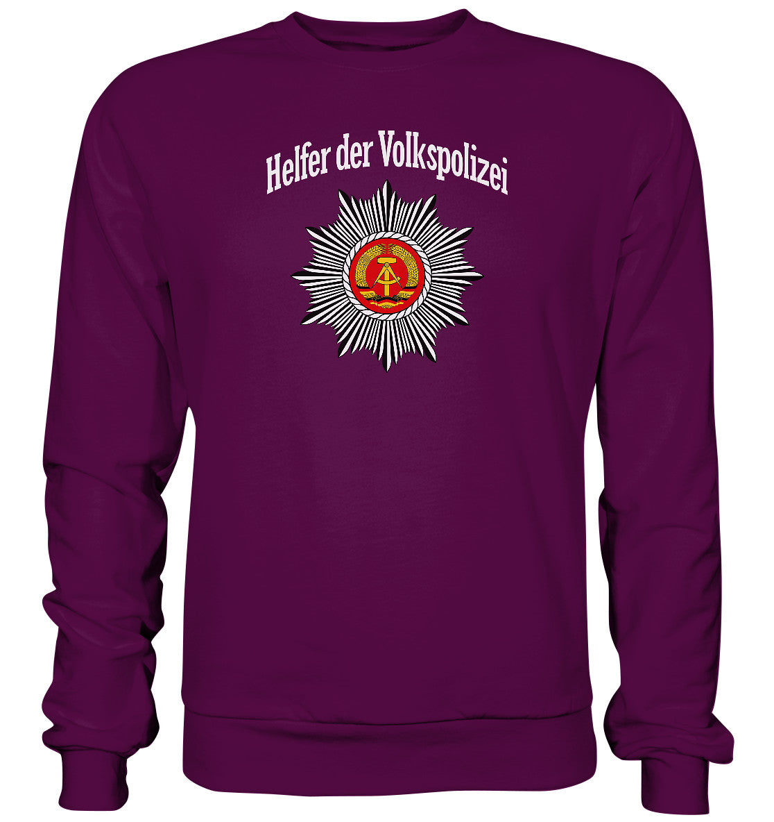 DDR Ostalgie Pullover Unisex • HELFER DER VOLKSPOLIZEI