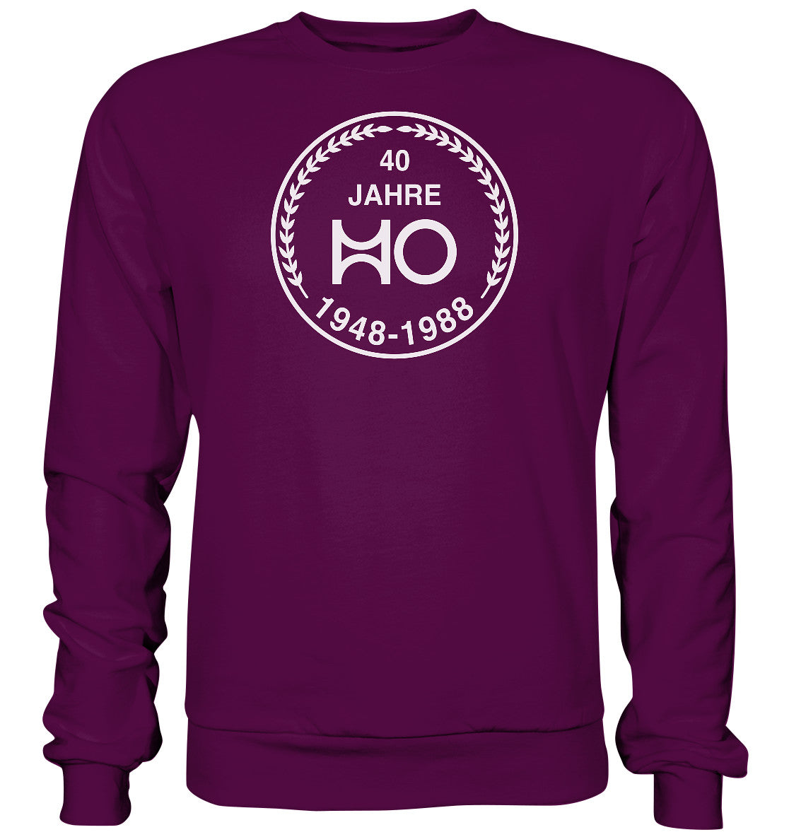 DDR Ostalgie Pullover Unisex • 40 JAHRE HO 1948-1988