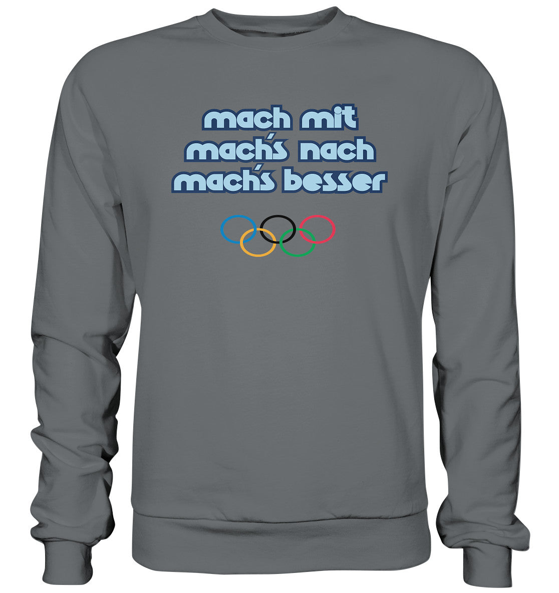 DDR Ostalgie Pullover Unisex • MACHMIT MACHSNACH MACHSBESSER