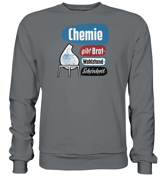 DDR Ostalgie Pullover Unisex • CHEMIE GIBT BROT - LEUNA-WERKE