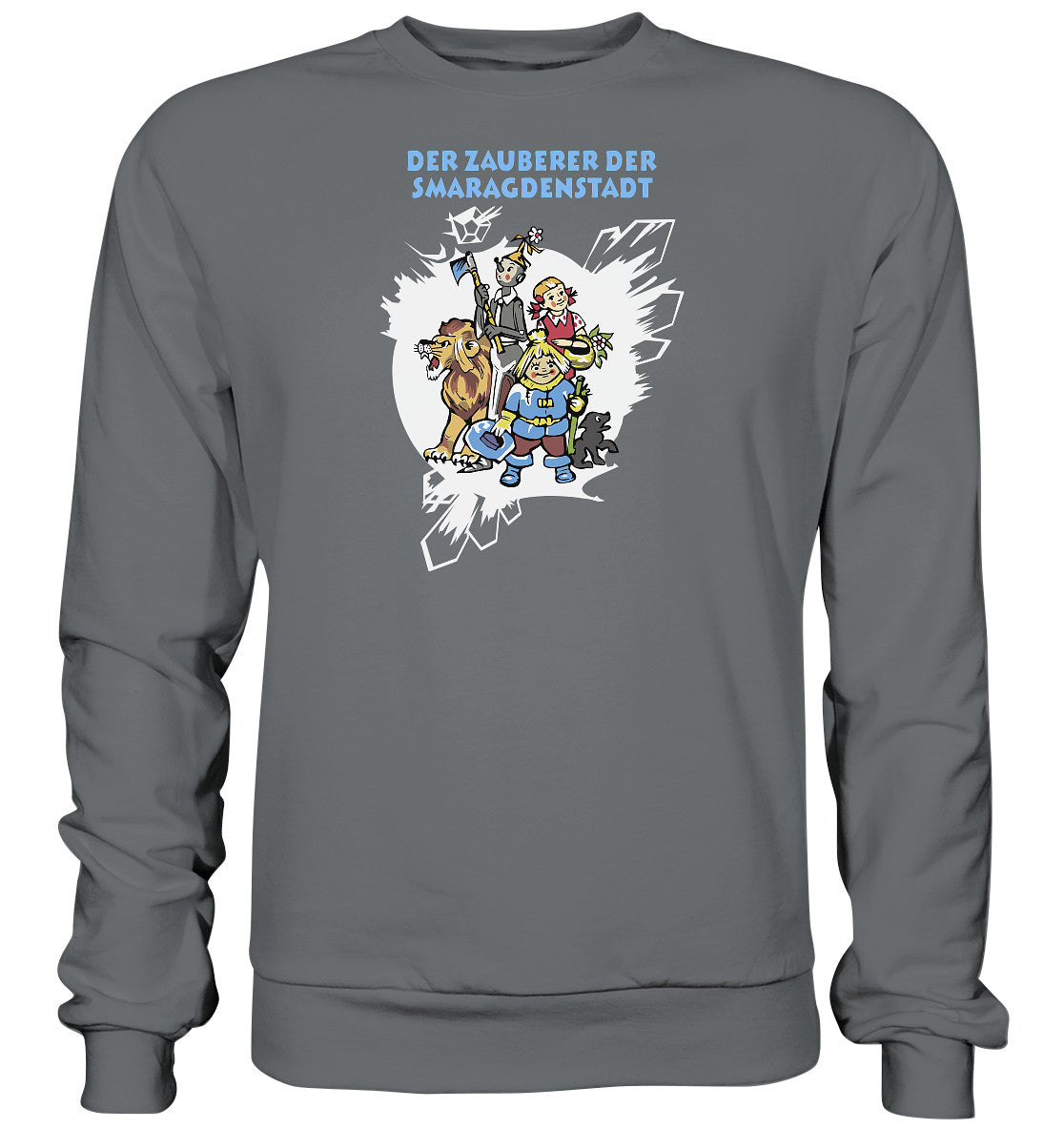 DDR Ostalgie Pullover Unisex • WOLKOW - DER ZAUBERER DER SMARAGDENSTADT