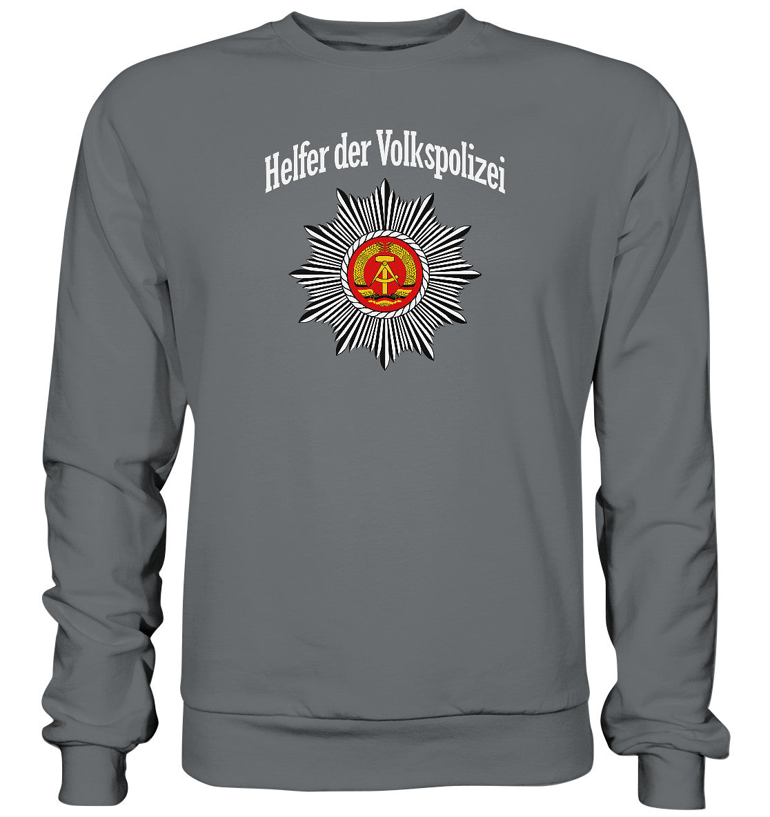 DDR Ostalgie Pullover Unisex • HELFER DER VOLKSPOLIZEI