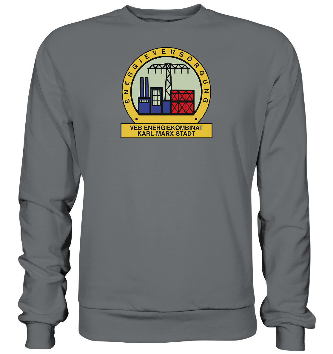 DDR Ostalgie Pullover Unisex • VEB ENERGIEKOMBINAT KARL-MARX-STADT
