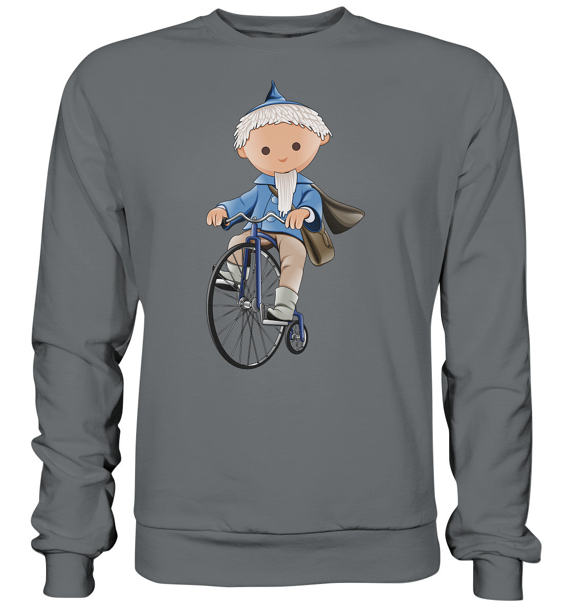 DDR Ostalgie Pullover Unisex • UNSER SANDMÄNNCHEN - AUF DEM HOCHRAD - BLAU (PU-97, 1969)