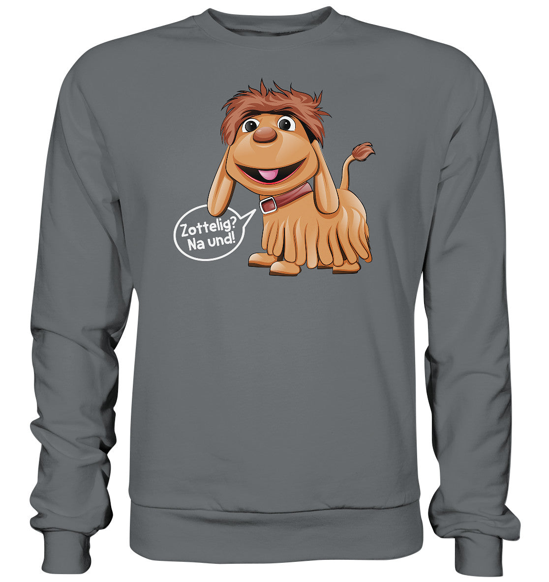 DDR Ostalgie Pullover Unisex • UNSER SANDMÄNNCHEN - MOPPI - ZOTTELIG? NA UND!