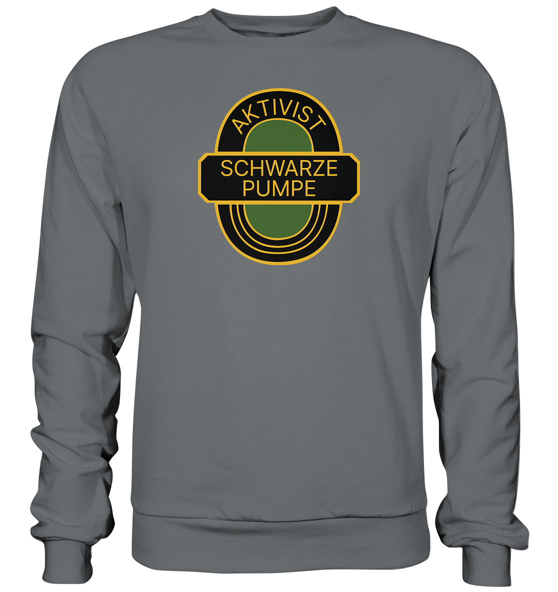 DDR Ostalgie Pullover Unisex • AKTIVIST SCHWARZE PUMPE