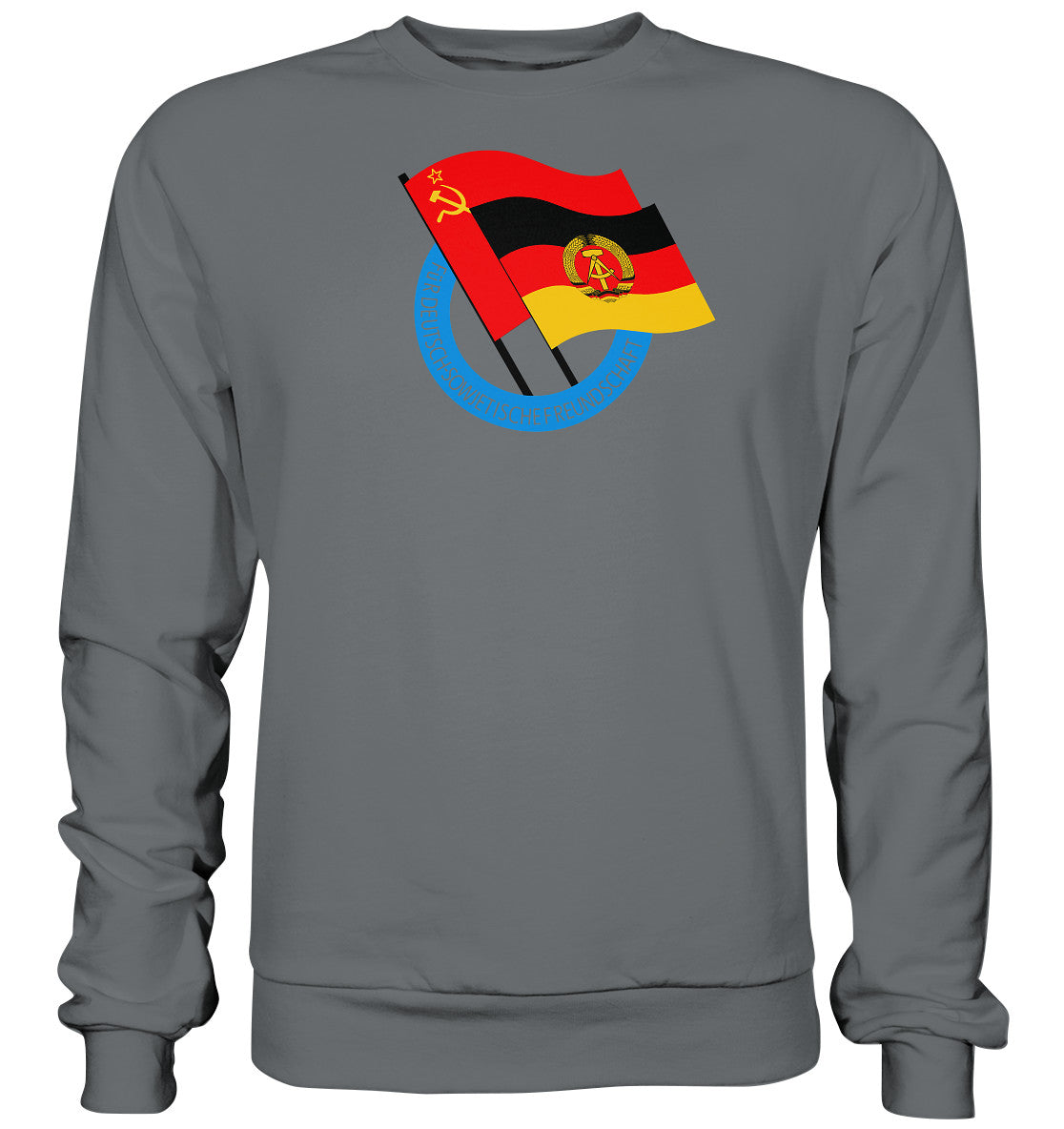 DDR Ostalgie Pullover Unisex • DEUTSCH SOWJETISCHE FREUNDSCHAFT