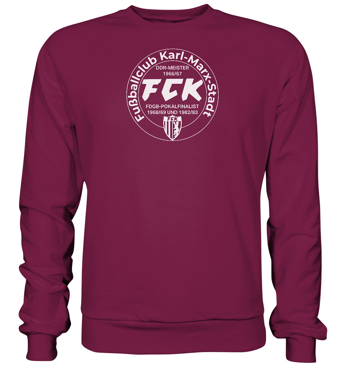 DDR Ostalgie Pullover Unisex • FCK FUSSBALLCLUB KARL-MARX-STADT