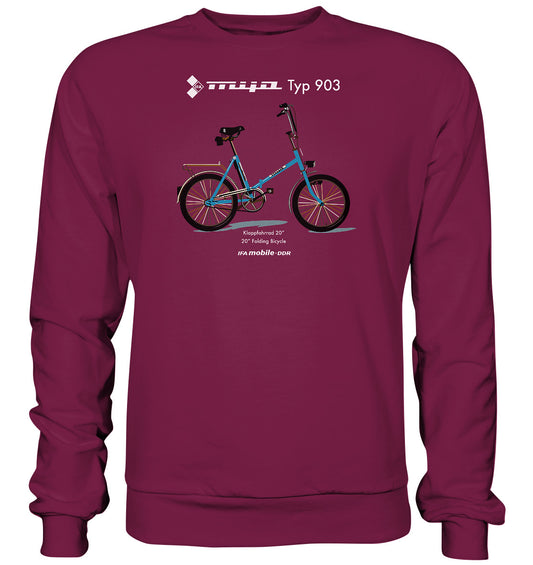 DDR Ostalgie Pullover Unisex • MIFA KLAPPRAD TYP 903 - ORIGINAL WERBUNG