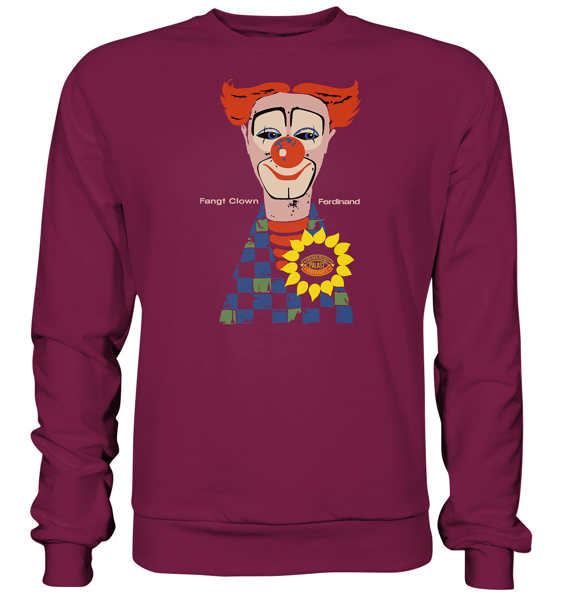 DDR Ostalgie Pullover Unisex • FANGT CLOWN FERDINAND - FRIEDRICHSTADTPALAST BERLIN