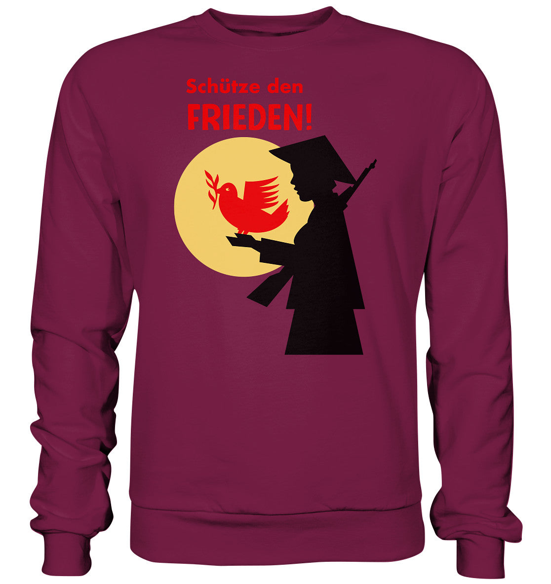 DDR Ostalgie Pullover Unisex • SCHÜTZE DEN FRIEDEN! SOLIDARITÄT MIT VIETNAM