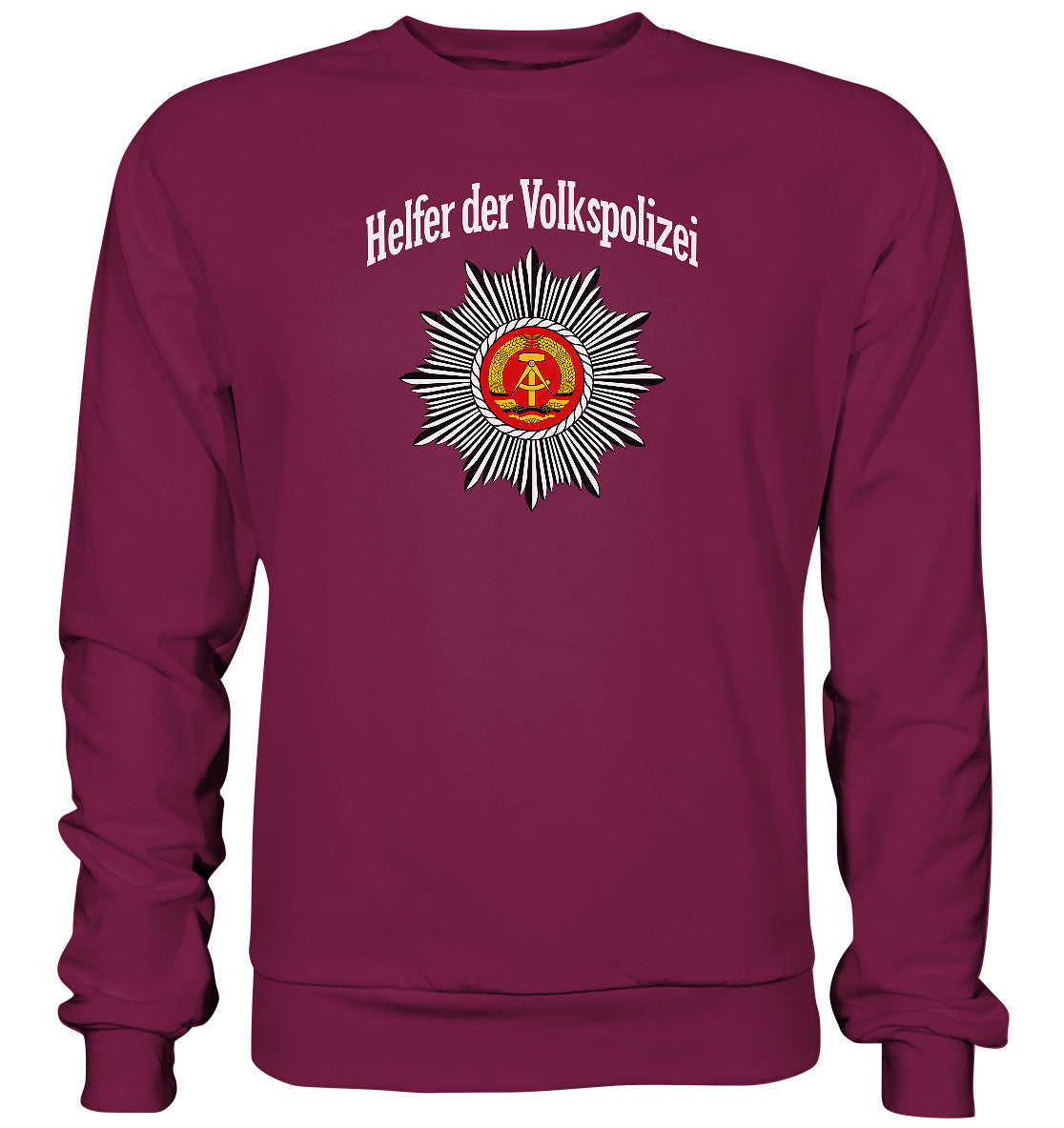 DDR Ostalgie Pullover Unisex • HELFER DER VOLKSPOLIZEI