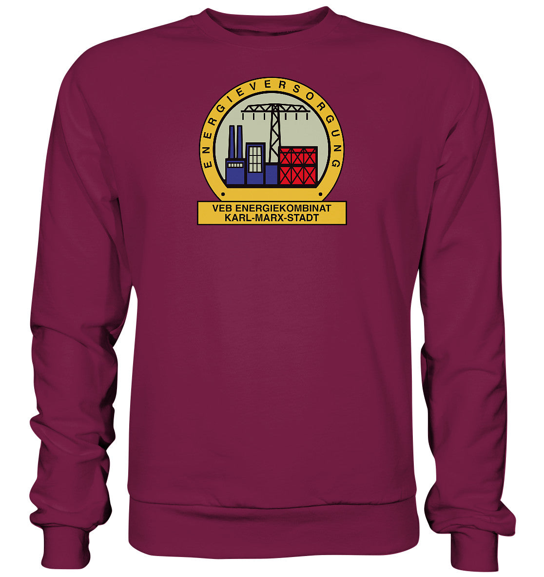 DDR Ostalgie Pullover Unisex • VEB ENERGIEKOMBINAT KARL-MARX-STADT