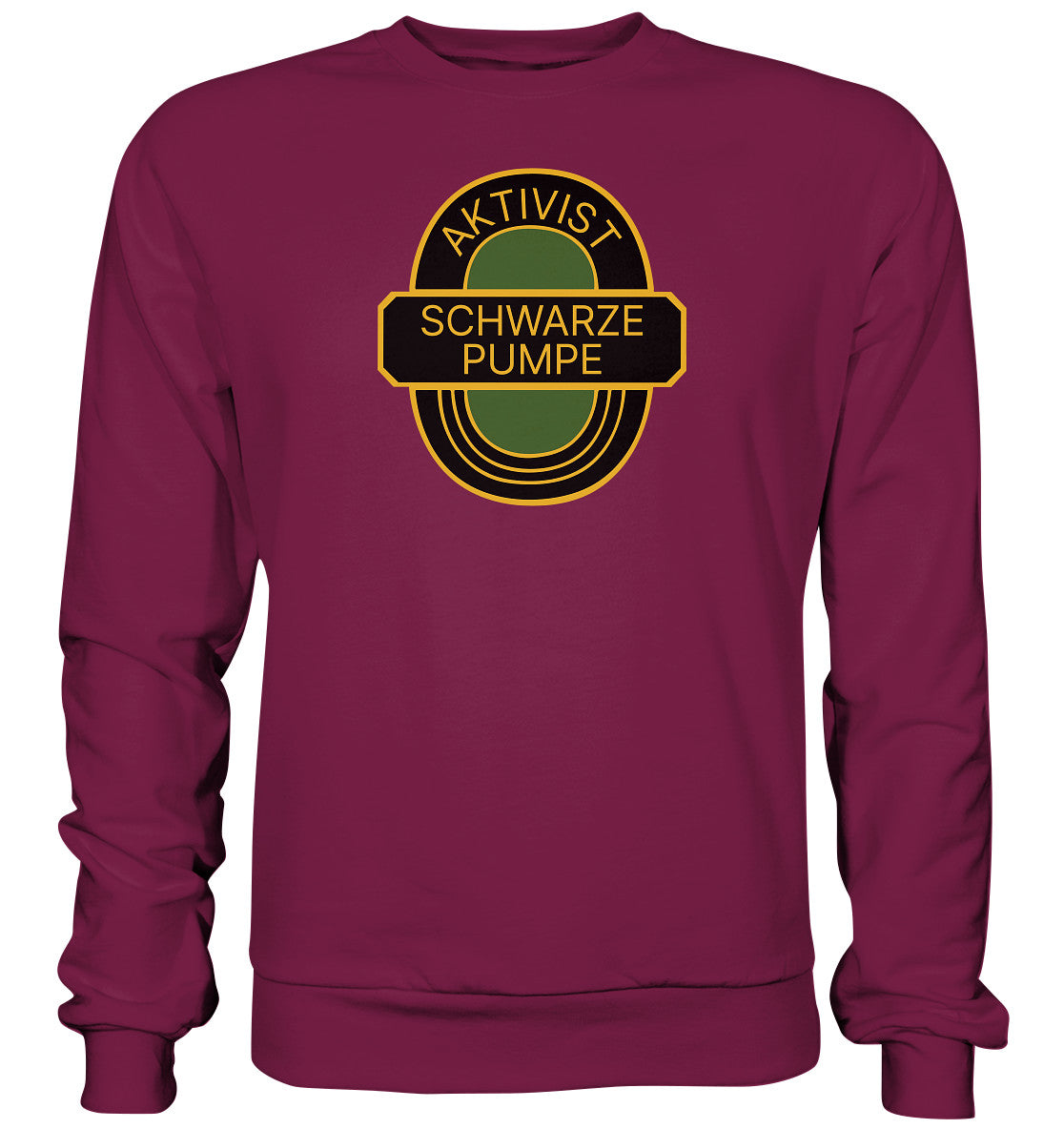 DDR Ostalgie Pullover Unisex • AKTIVIST SCHWARZE PUMPE
