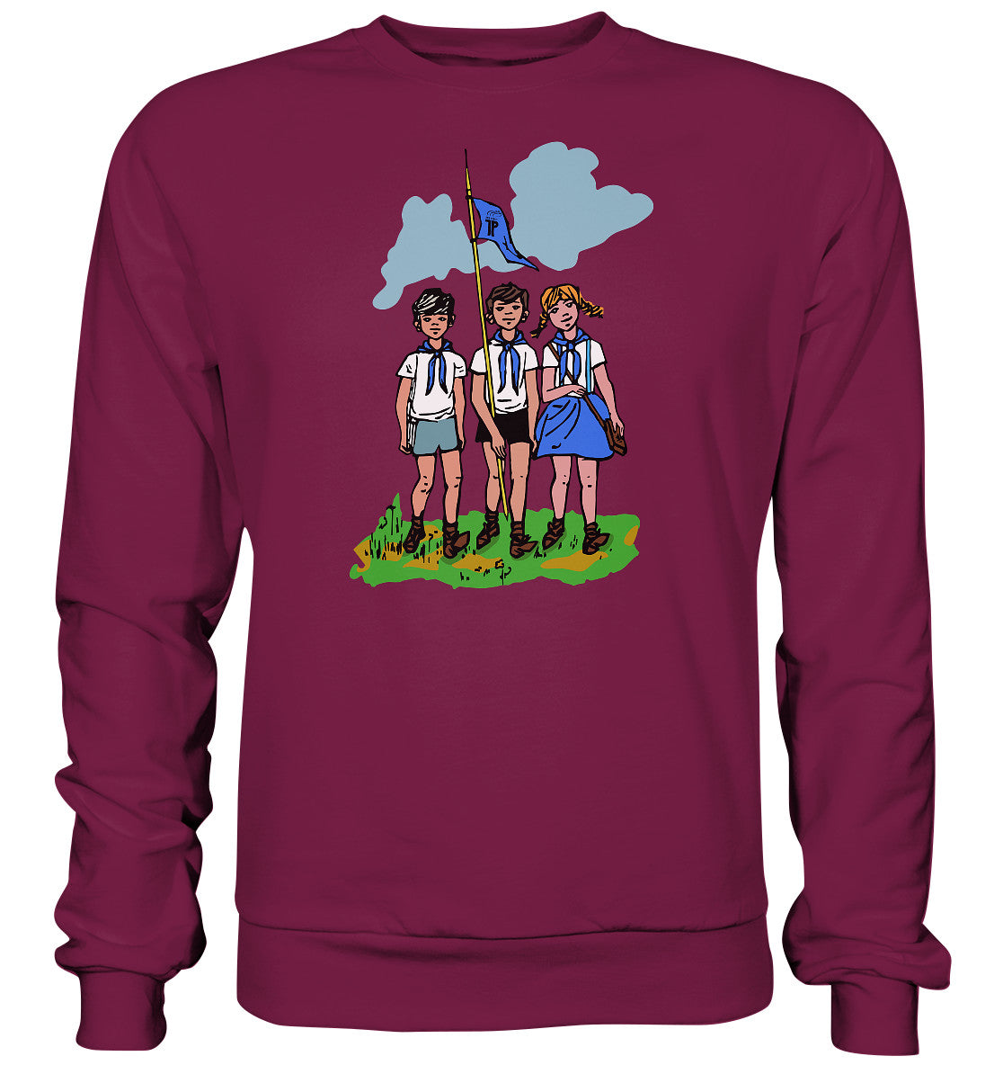 DDR Ostalgie Pullover Unisex • JUNGE PIONIERE - PIONIERAUSWEIS